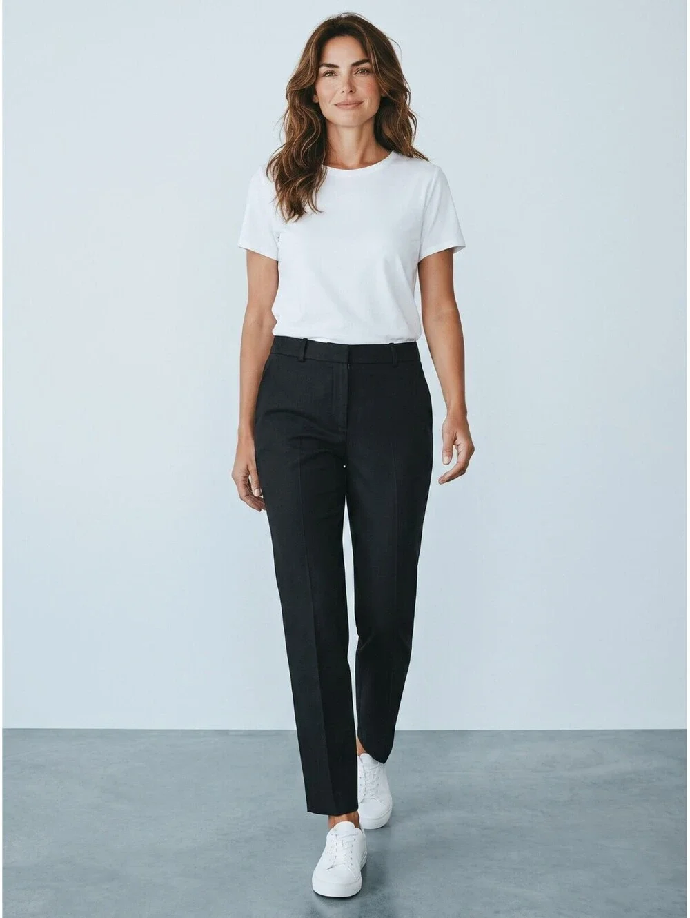 Banana Republic NWT Stretch Linen Avery Pants-Size 12-Black